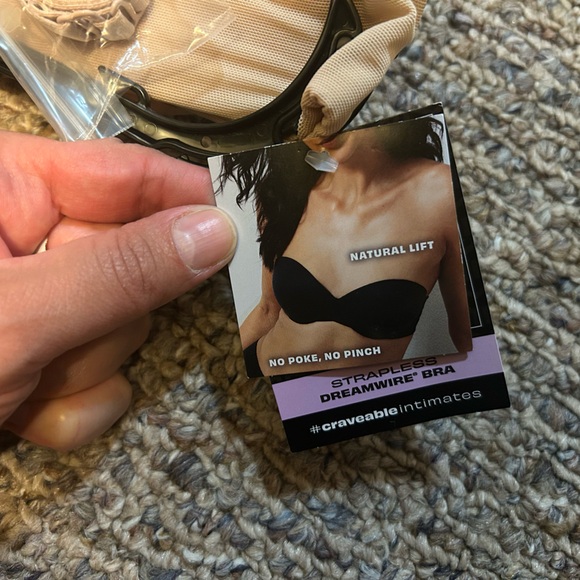 Maidenform Strapless Dreamwire Bra - Natural/White - Picture 1 of 13